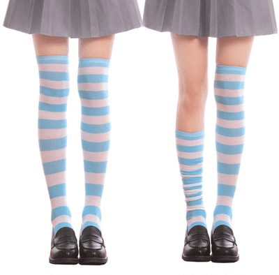 New Hot Various Color Striped Knee Socks Streetwear