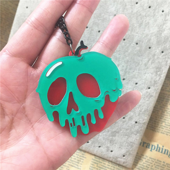 Rotten Acrylic Halloween Personality Funny Fashion Necklace