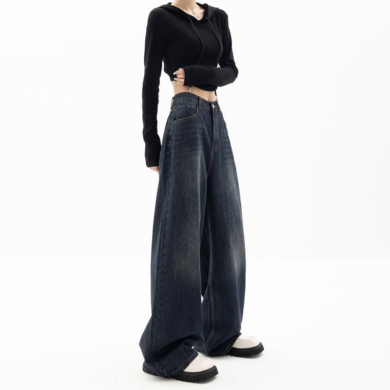 Women's Retro Street Wide Leg Pants