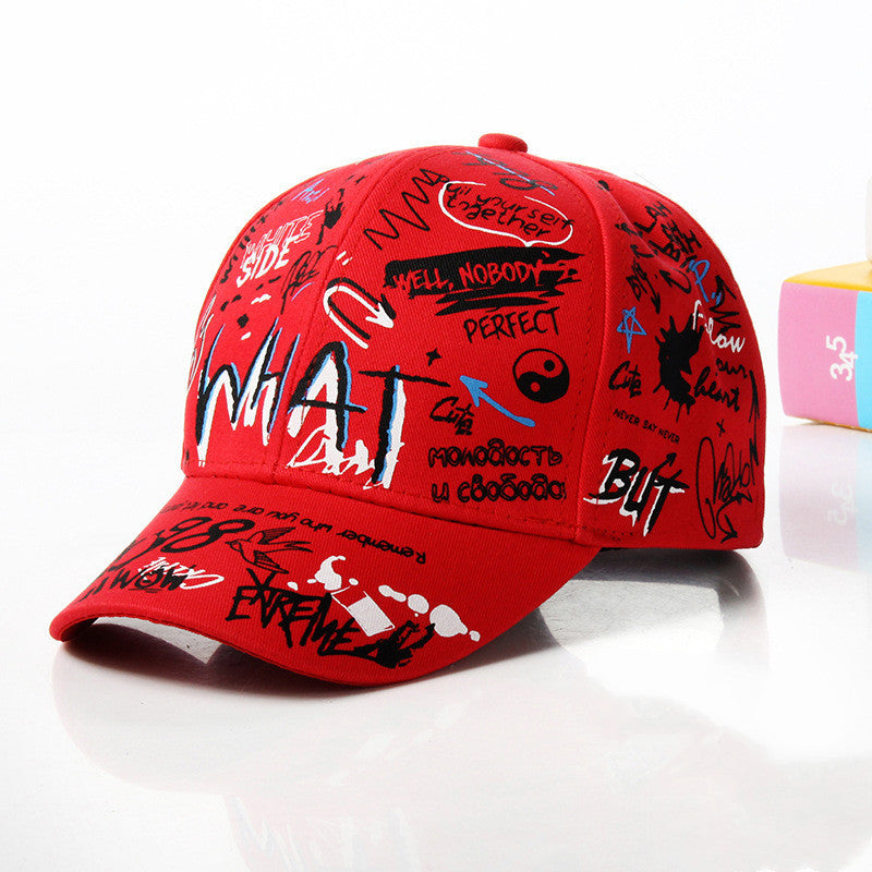 WHAT Graffiti Cap Hip Hop Streetwear Style Fashion Hat