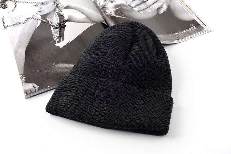 Punk Style Witch Beanie Knit Cap Winter Goth Headwear