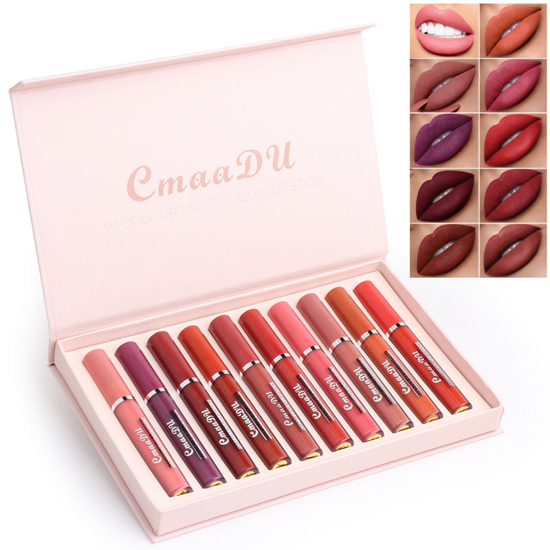 Women's Waterproof Matte Lipstick Liquid Lipstick Set