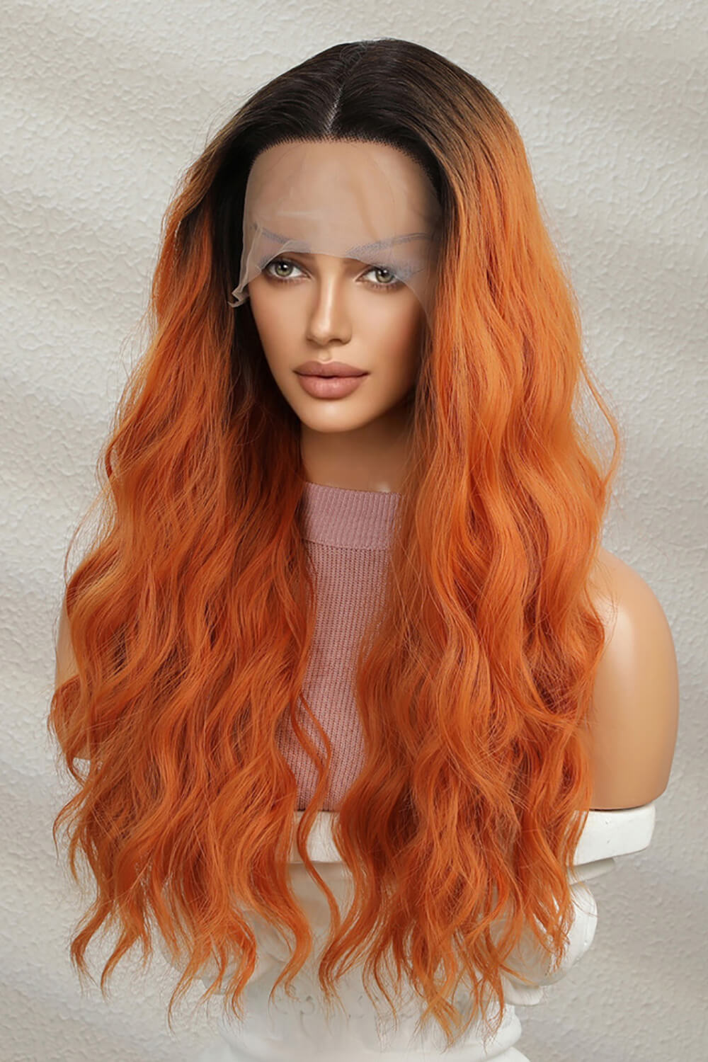 13x2 Lace Front Synthetic Wig – Long Wavy 24-Inch, 150% Density