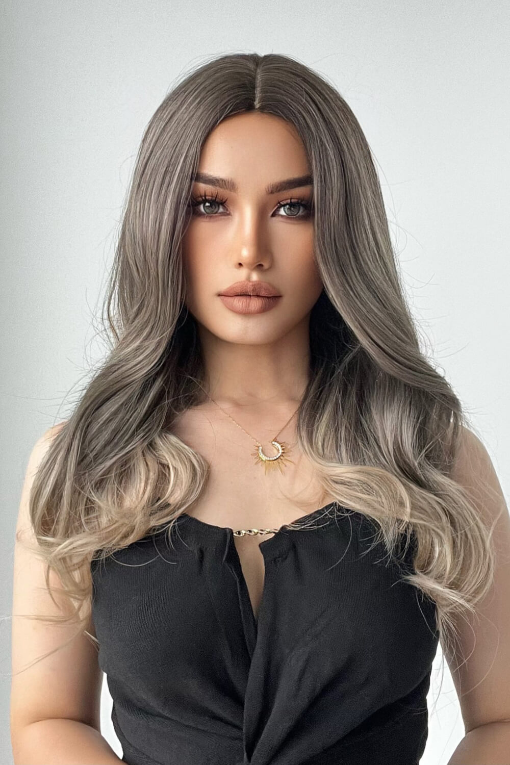 13x1 Full-Machine Synthetic Wig – Long Straight 24-Inch