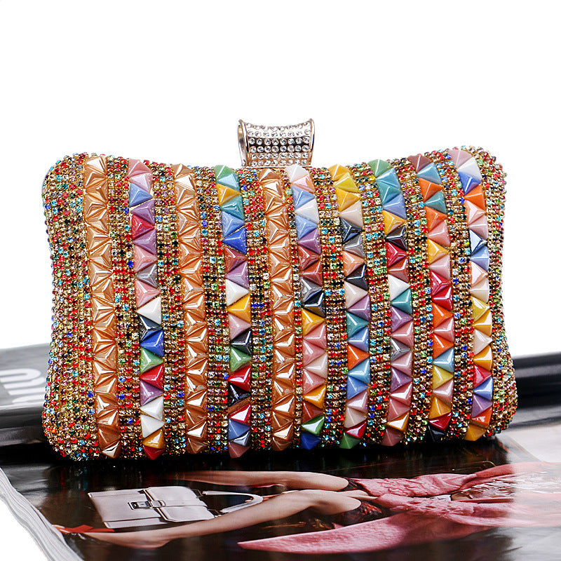 Women's Fashion High-end Rhinestone Banquet Clutch