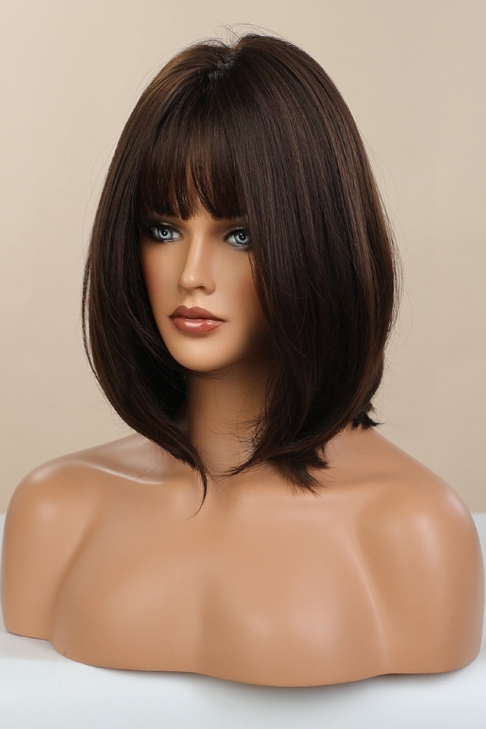 Full-Machine Bob Synthetic Wigs 9''