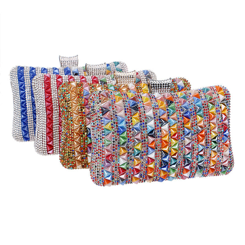 Women's Fashion High-end Rhinestone Banquet Clutch