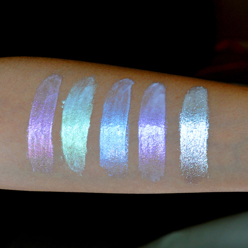 5 Colors Aurora Chameleon Shimmer And Shift Rainbow Highlighting Cream