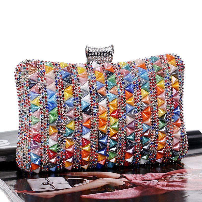 Women's Fashion High-end Rhinestone Banquet Clutch