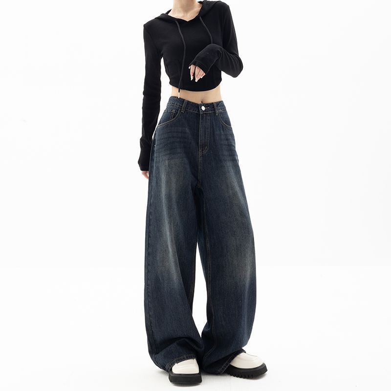 Women's Retro Street Wide Leg Pants