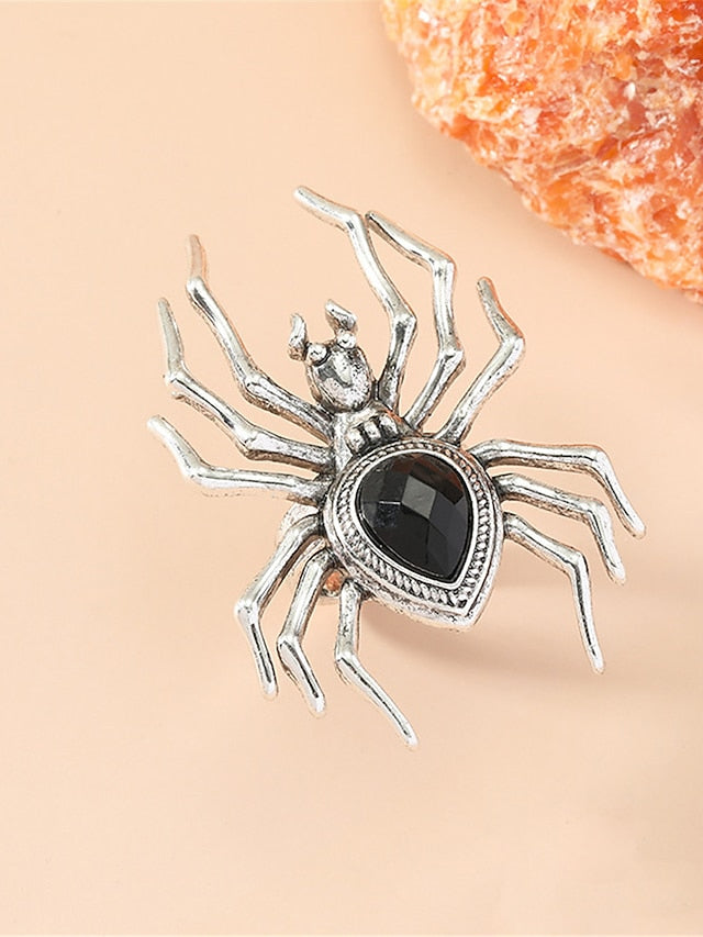 Creepy Crawly Spider Halloween Ring