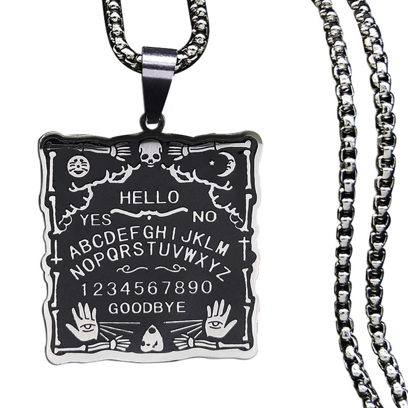 Witchcraft Sun Moon Hand Skull Personalized Pendant Necklace