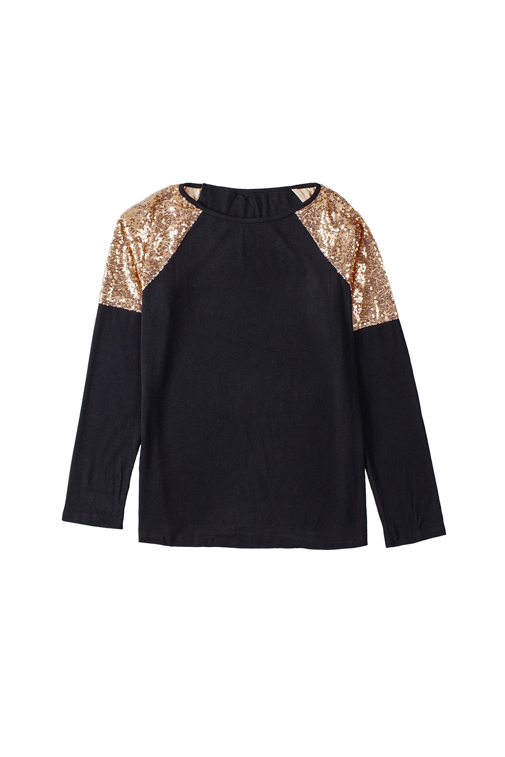 Yellow Canary Long Sleeve Sequin Top