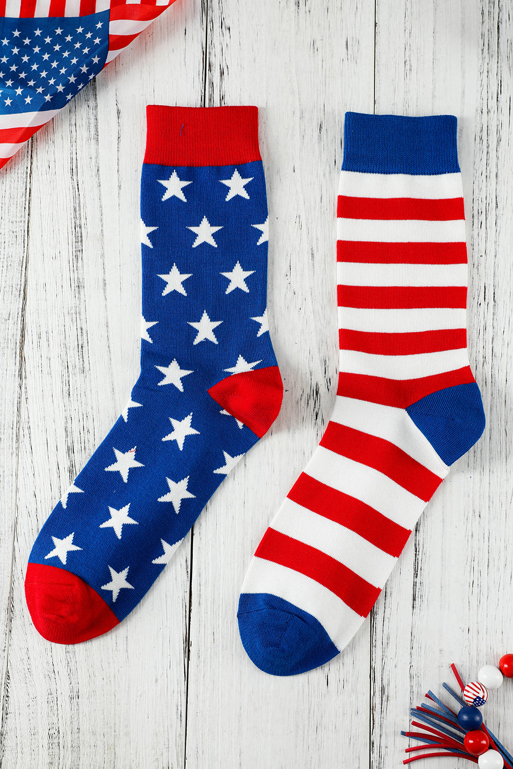 American Flag Pattern Soft Knitted Socks