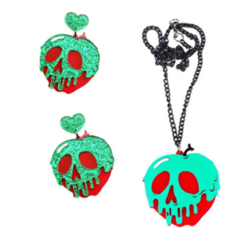 Rotten Acrylic Halloween Personality Funny Fashion Necklace