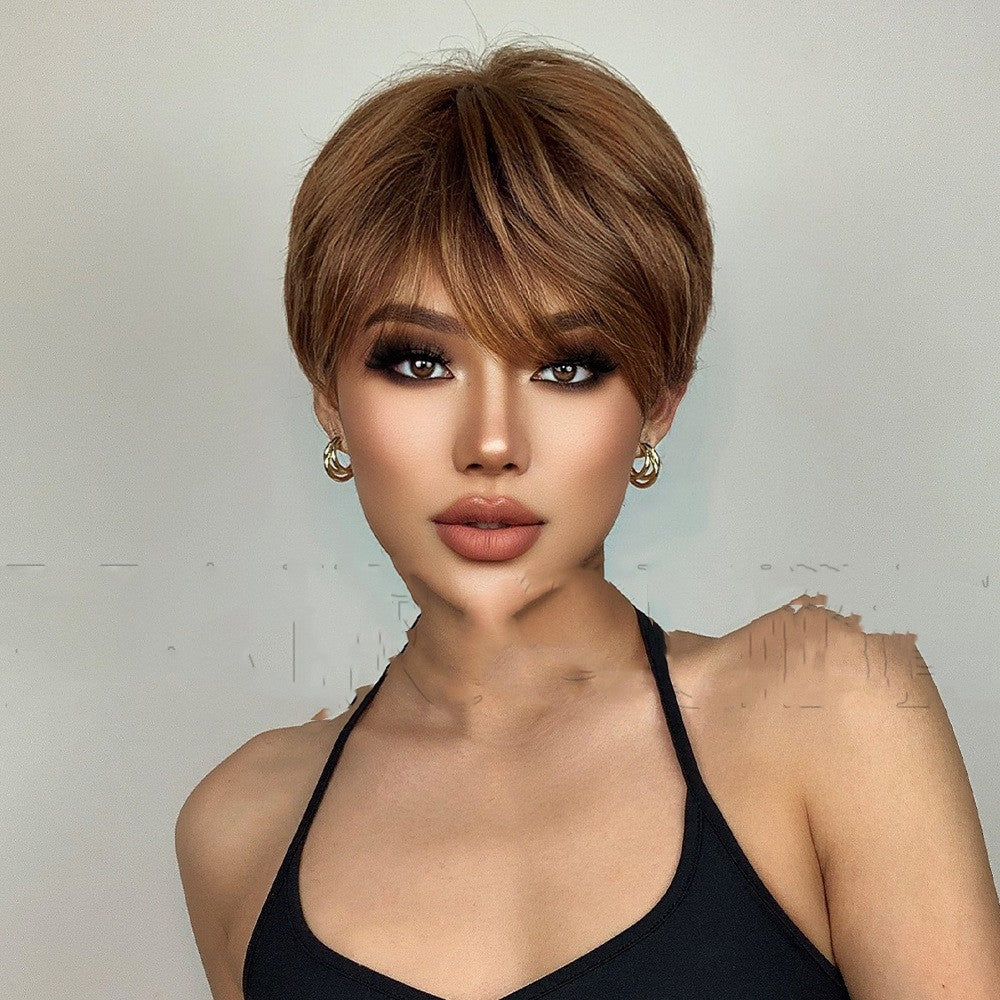 Short Pixie Haircut Five Color Styles Cosplay Wig