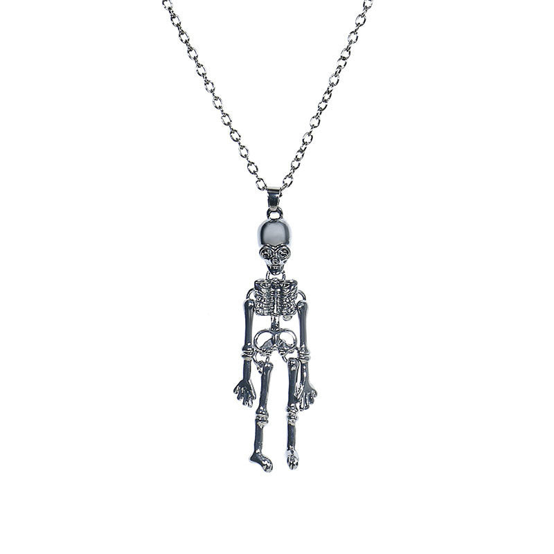 Spooky Halloween Costume Jewelry Long Necklace