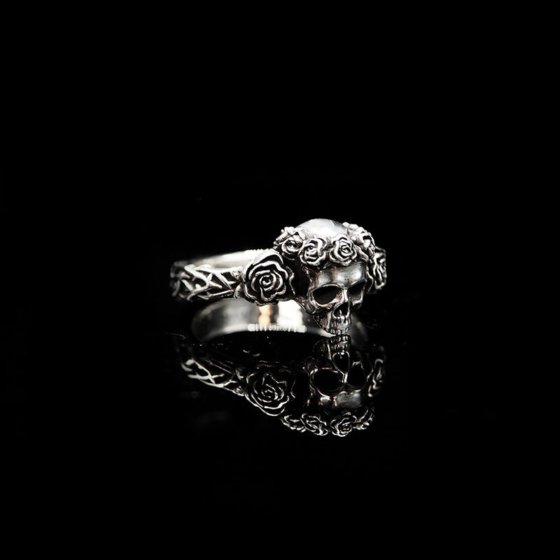 Marcasite Unisex Open Adjustable Ring