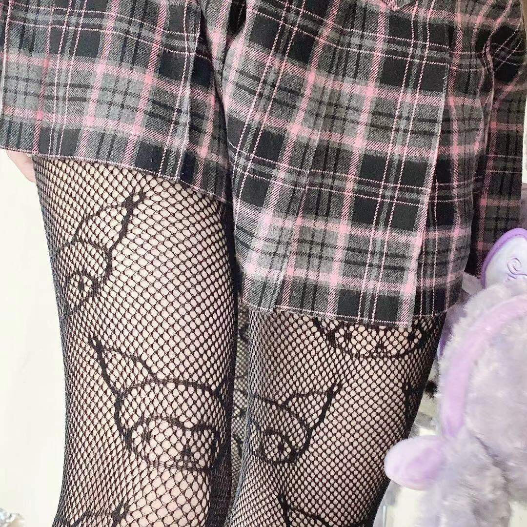 Jacquard Style Snake Patterned Fishnet Stockings Lingerie Pantyhose Tights