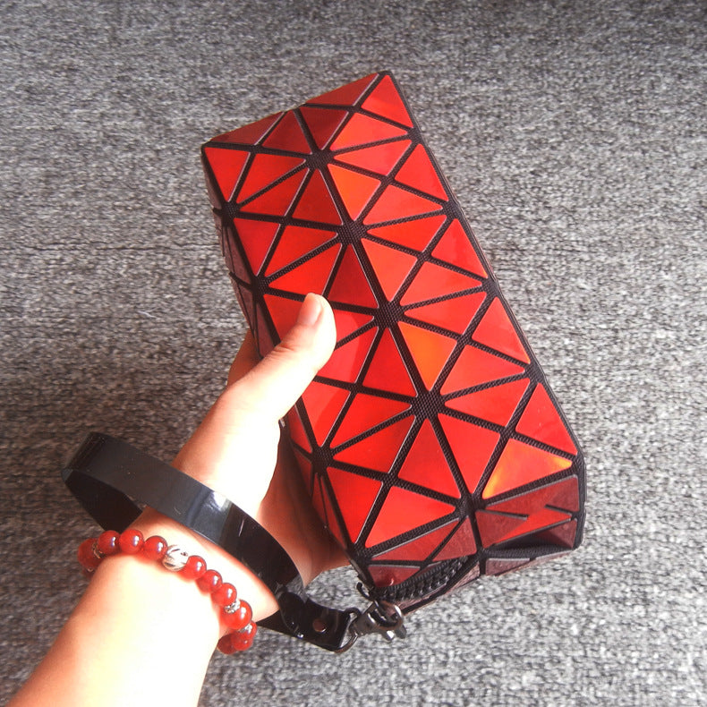 Laser Geometric Cosmetic Bag