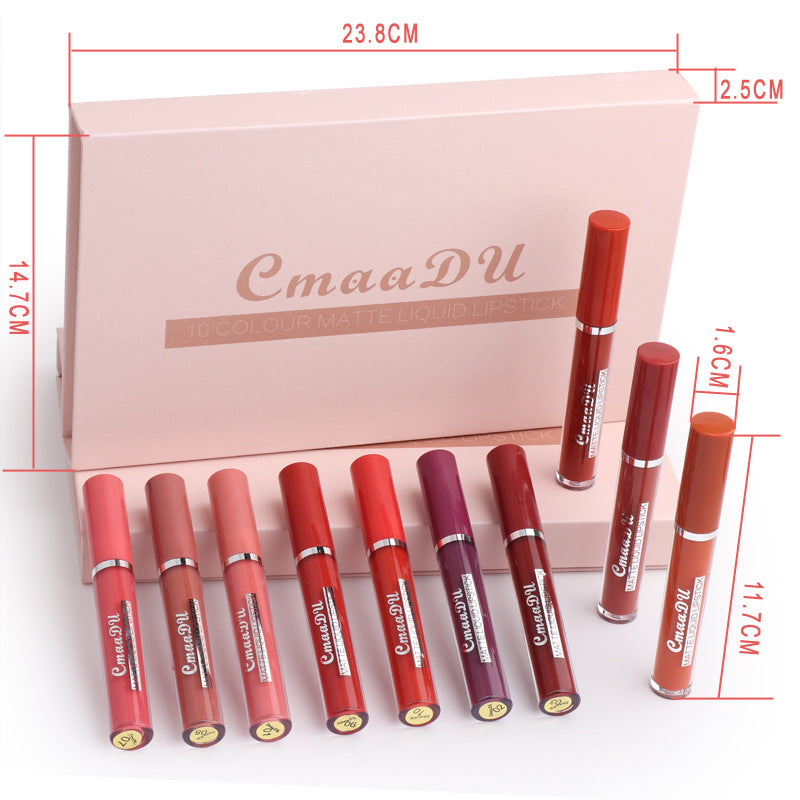 Women's Waterproof Matte Lipstick Liquid Lipstick Set