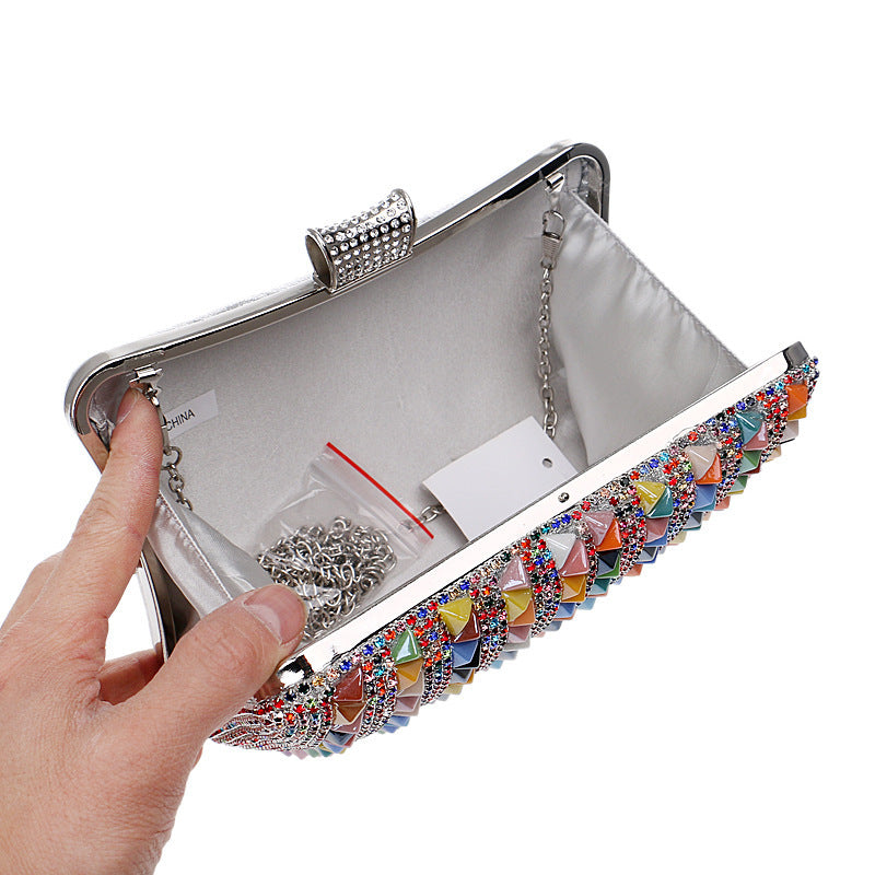 Women's Fashion High-end Rhinestone Banquet Clutch