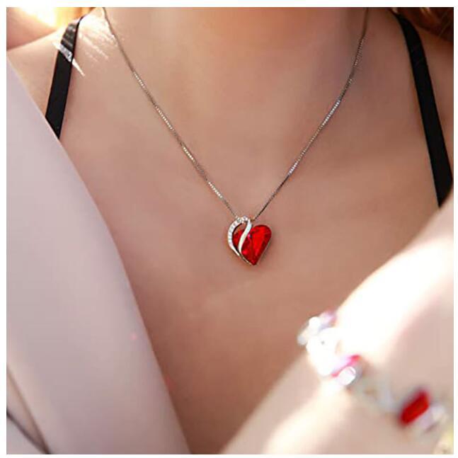 Heart Crystal Clavicle Chain