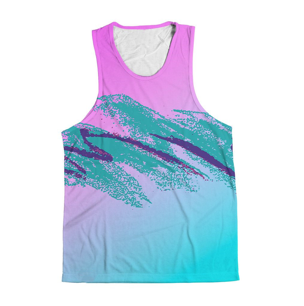 Hand Me That Cup 90’s Signature Patterned Retro Throwback Tank Top