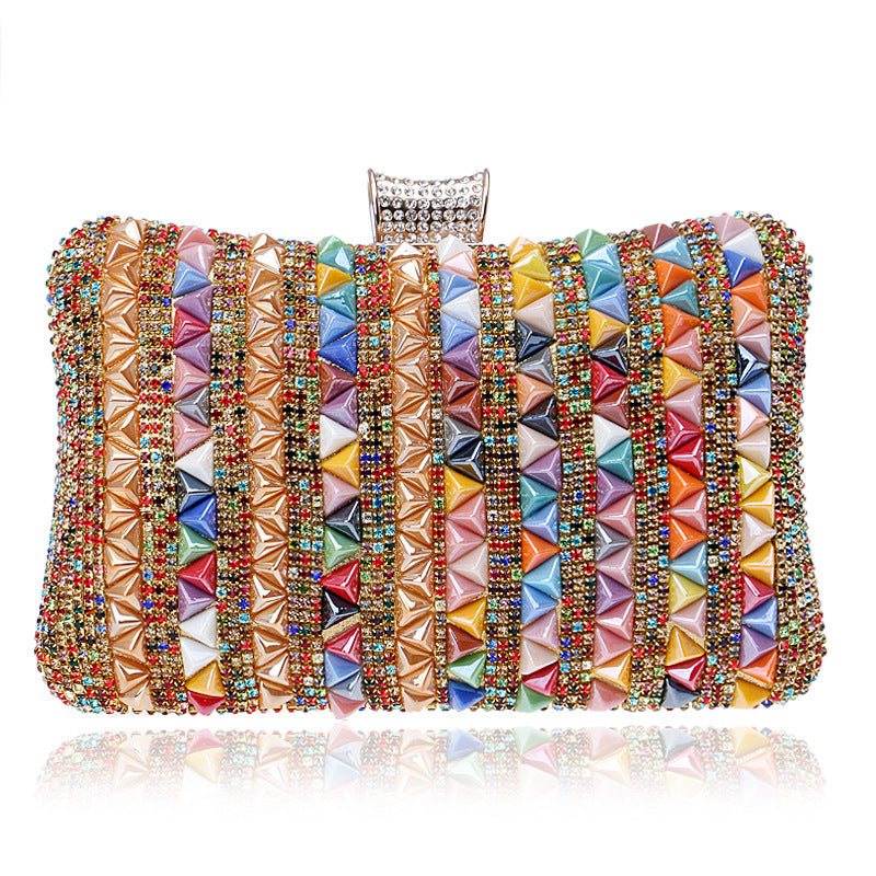 Women's Fashion High-end Rhinestone Banquet Clutch