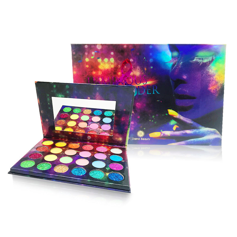 UV Glow Eyeshadow Stage Makeup Palette