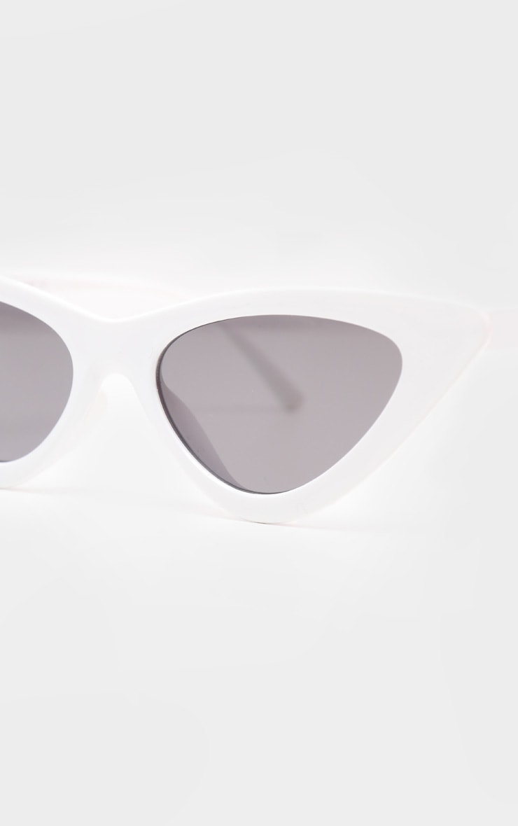 Pale Pink Retro Cat Eye Sunglasses