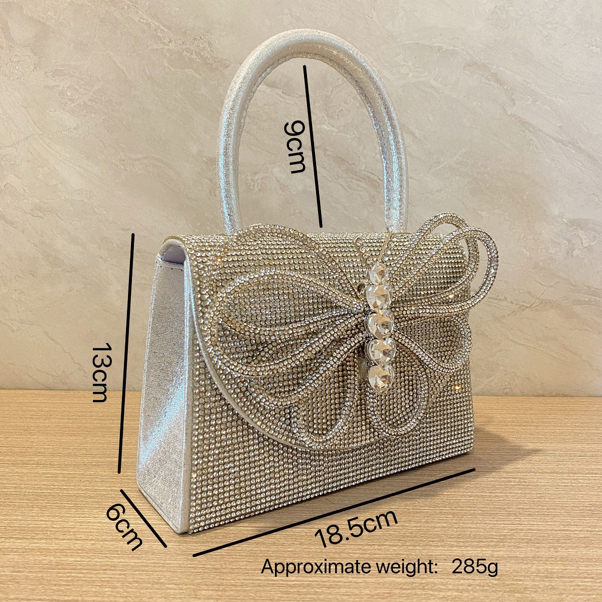 Women's Butterfly Embellishment Fashion Rhinestone Evening Bag