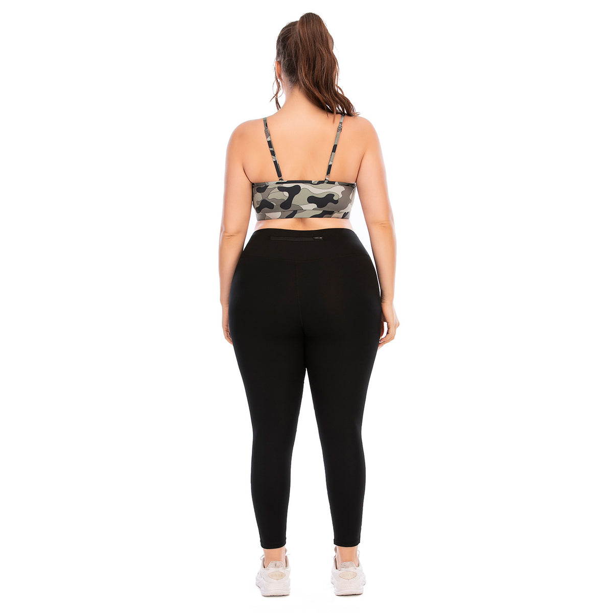 Plus Size Fitness Wear Activewear Tops and Bottoms Sports Bra Tops and Leggings