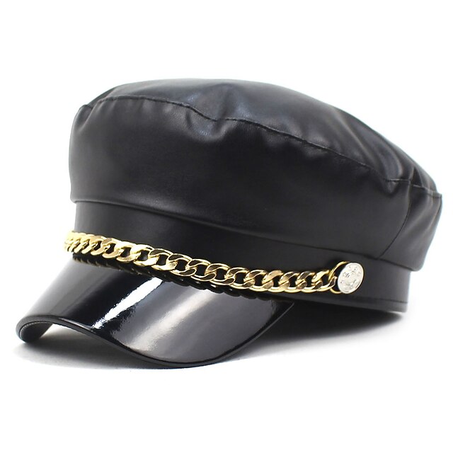 Steampunk Chic: Women's Punk Gothic Newsboy Beret Cap