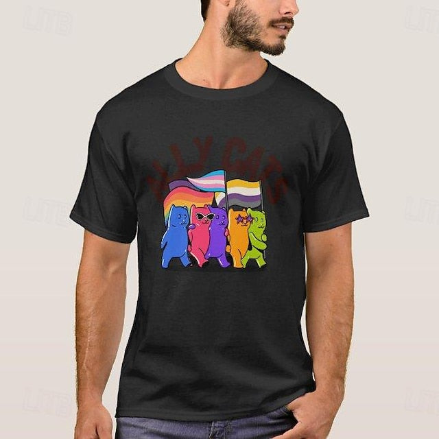 Rainbow Pride Unisex T-Shirt for Couples: Show Your Support in Style!