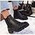 Vintage Punk Chic: Women's Plus Size Chelsea Boots for Wedding Party and New Year Events