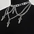 Gothic Criss-Cross Multi-Element Choker Necklace: Channeling Punk & Gothic Style