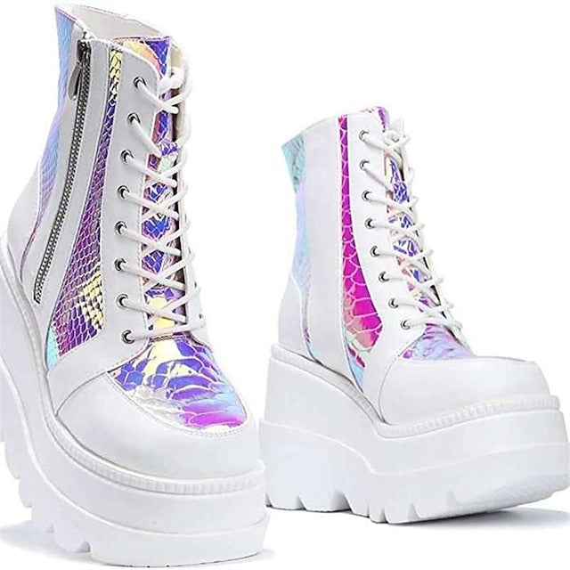 Walk Tall with Independence Station: High-Top Platform Shoes for Women