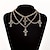 Gothic Criss-Cross Multi-Element Choker Necklace: Channeling Punk & Gothic Style