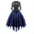 Gothic Glamour: Retro Vintage Punk Women's Cosplay Costume