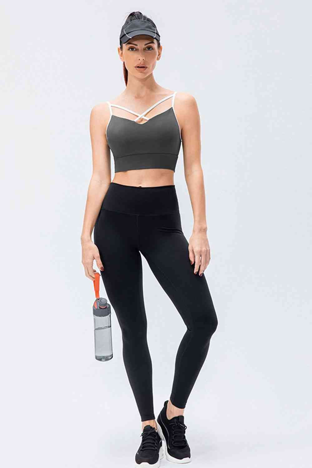 Wide Waistband Slim Fit Active Leggings