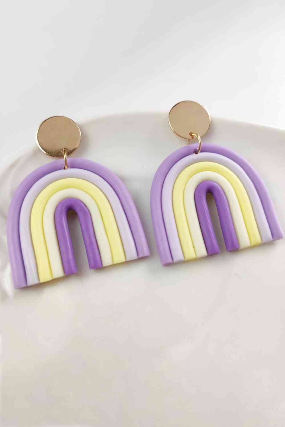 Rainbow Shape Dangle Earrings