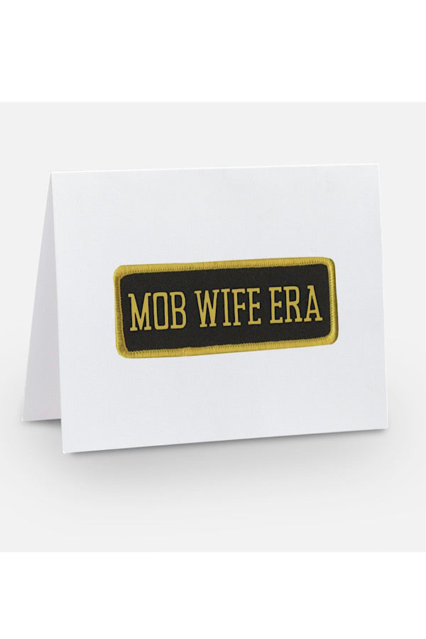 Mob Wife Era Blank Notecard