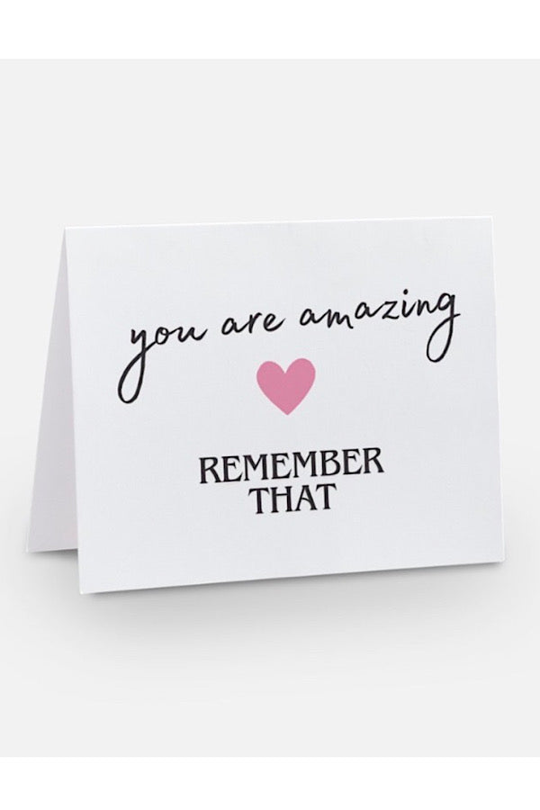 You Are Amazing Blank Notecard - ETA 2/20