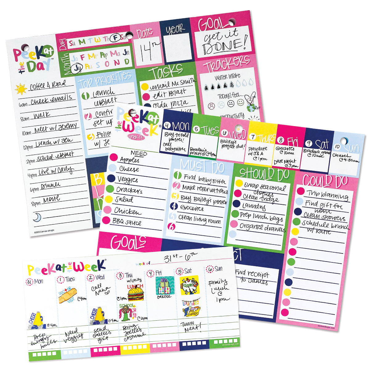 NEW! Plan Your Way Bundle | Daily & Weekly Planner Pads