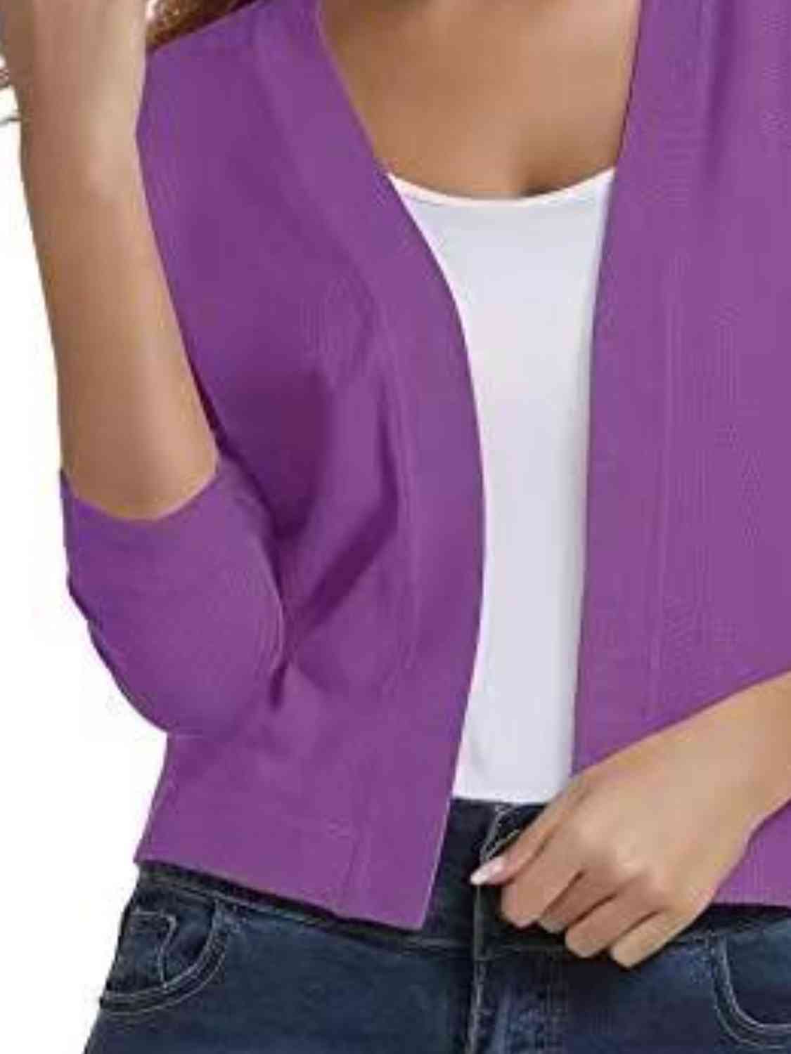 Open Front Cardigan