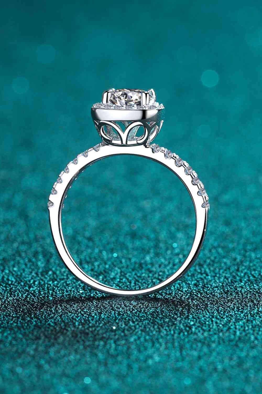 Square Moissanite Ring