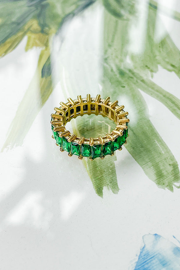 Natural Elements Emerald Style Ring